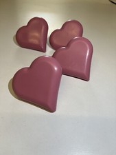 Set Of 4 Pink Heart Drawer Handles Wardrobe Bedside Replacement Handle Decor 