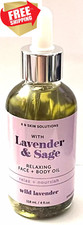 K  Skin Solutions With Lavender  Sage Relaxing Face  Body Oil Relax-noursish