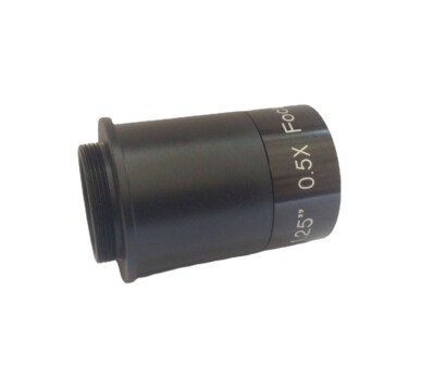 New Telescope 1.25'' C-Mount Adapter w/ 0.5X Focal Reducer to CCD Camera FotoHigh