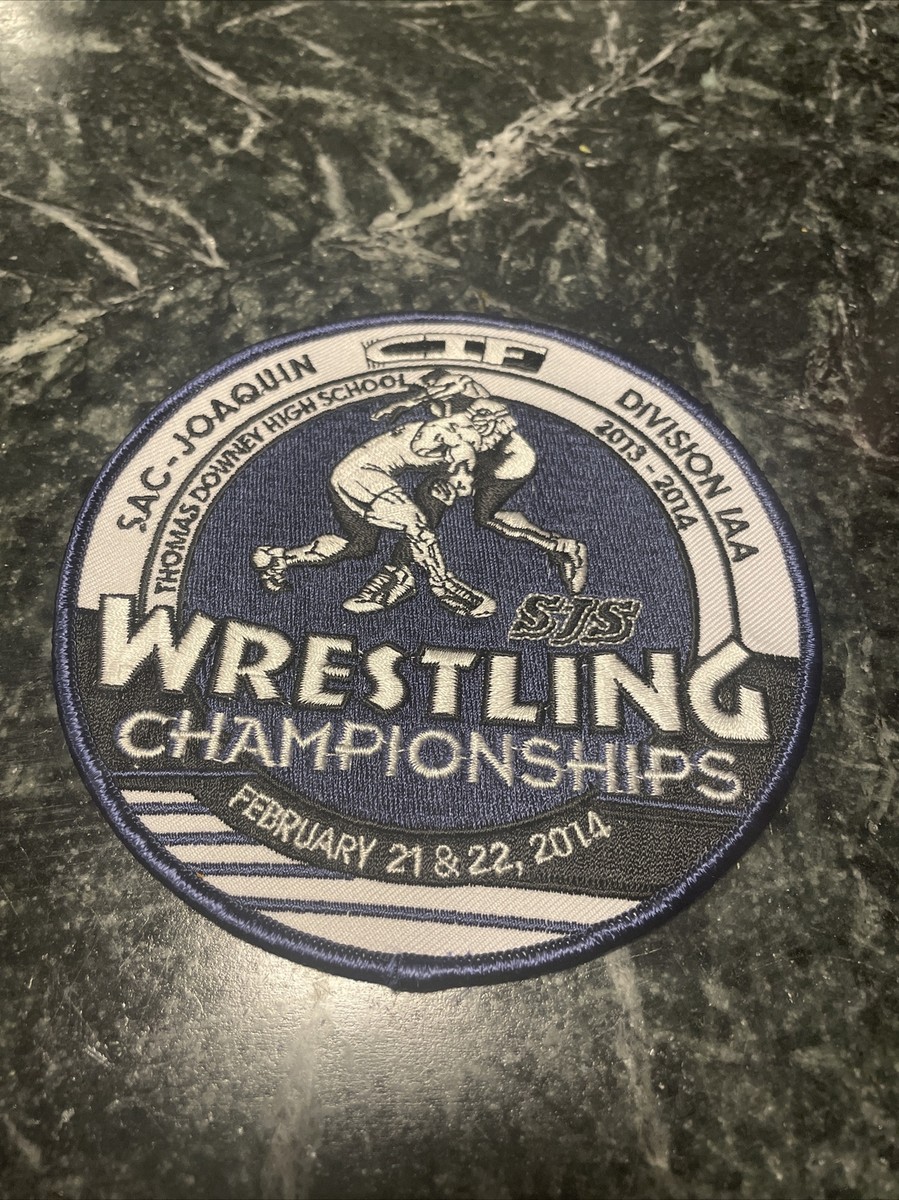 SAC Joaquin Division 1AA Wrestling Championships Rare Iron On - Main Image
