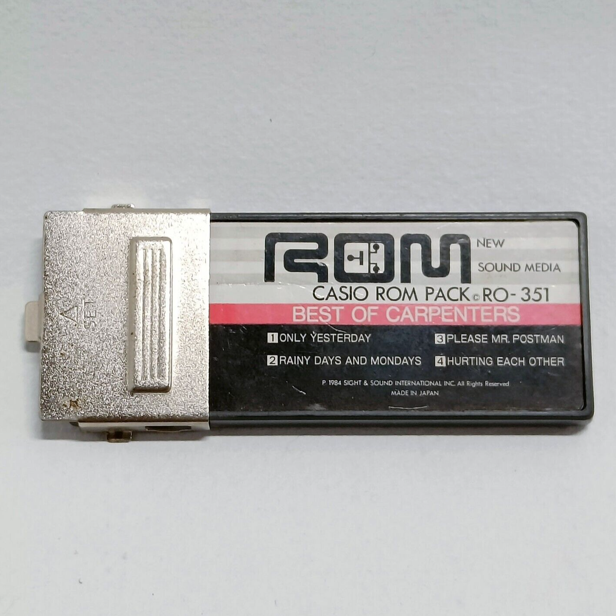 Vintage Casio Rom Pack RO-351 Best of Carpenters | eBay UK