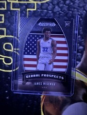 2020-21 Panini Prizm Draft Picks James Wiseman GLOBAL PROSPECTS RC ROOKIE #97