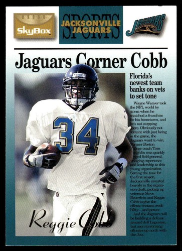 1995 Skybox Premium Reggie Cobb #56 card