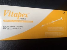 Dental Vitapex Premixed Calcium Hydroxide root canal filling +20 disposable tips