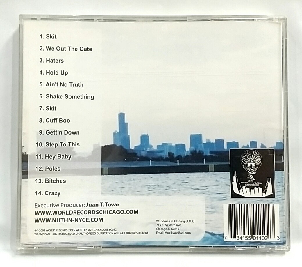 CD) Nuth'N Nyce – Out The Gate, US Press, Album, 734155011023