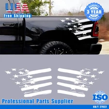 Sport White Rear Trunk Side Bed Vinyl Sticker Decal For Dodge RAM 1500 2500 3500