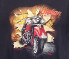 Vintage Indian Motorcycle Single Stitched Shirt Size X Large Trinity