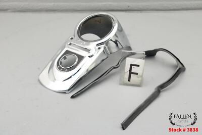 2012 Harley Dyna Switchback Fuel Gas Tank Console Cover & Trim CHROME 70900053