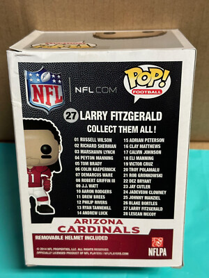 Funko Pop! NFL Larry Fitzgerald #27 Arizona Cardinals 2014 Vaulted