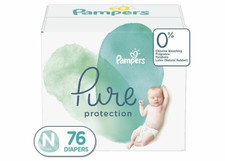 pampers pure nappies size 4