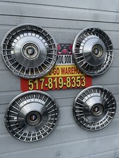 1965 Buick Lesabre Electra Deluxe Used Original Hubcaps 15 Set 4 Beautiful Nice