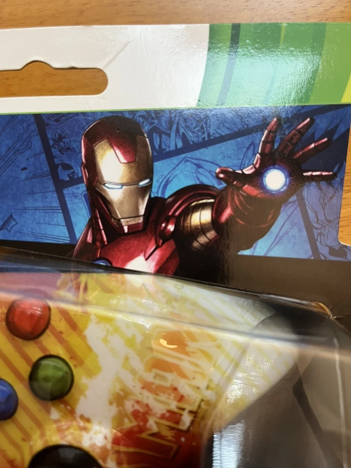 Official Marvel Iron Man Xbox 360 Wired Controller PDP (Factory Sealed) - Image 3 of 4