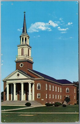 Coffman Chapel Hood College Frederick Maryland Postcard V414