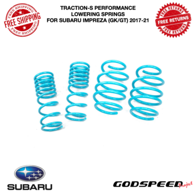 #ad Godspeed Traction S Performance Lowering Springs For 2017 2021 Impreza GK GT $162.00