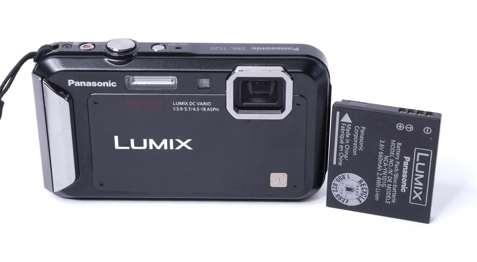 Panasonic LUMIX DMC-TS20 16.1MP Digital Camera - Free Shipping