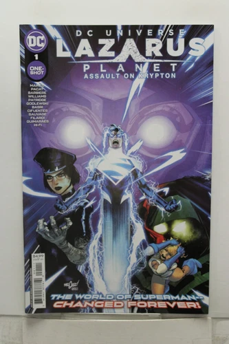 LAZARUS PLANET: ASSAULT ON KRYPTON #1A (2023) Power Girl, Nicole Maines, DC, B