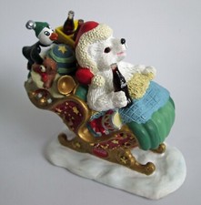 Coca Cola Polar Bear Cubs "Bearing Gifts of Love and Friendship" Figurine 1996