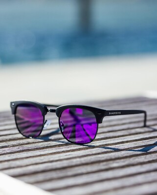 Shady Rays Oakmont CL56 Purple Polarized Denny Hamlin LTD