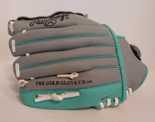 RAWLINGS 11 Inch Baseball Softball Glove Player Series WPL11GM TEAL/GREY RightH