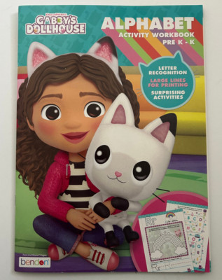 Gabby s DollhouseAlphabet Activity WorkBook Pre K - K