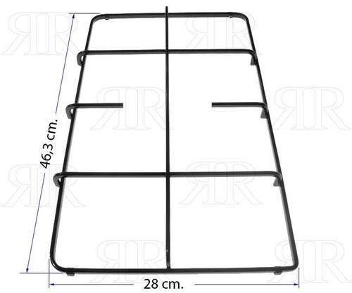 HOTPOINT ARISTON COPPIA GRIGLIE SMALTATE PER PIANO COTTURA 4 FUOCHI Mod. PF640 - Foto 2 di 3