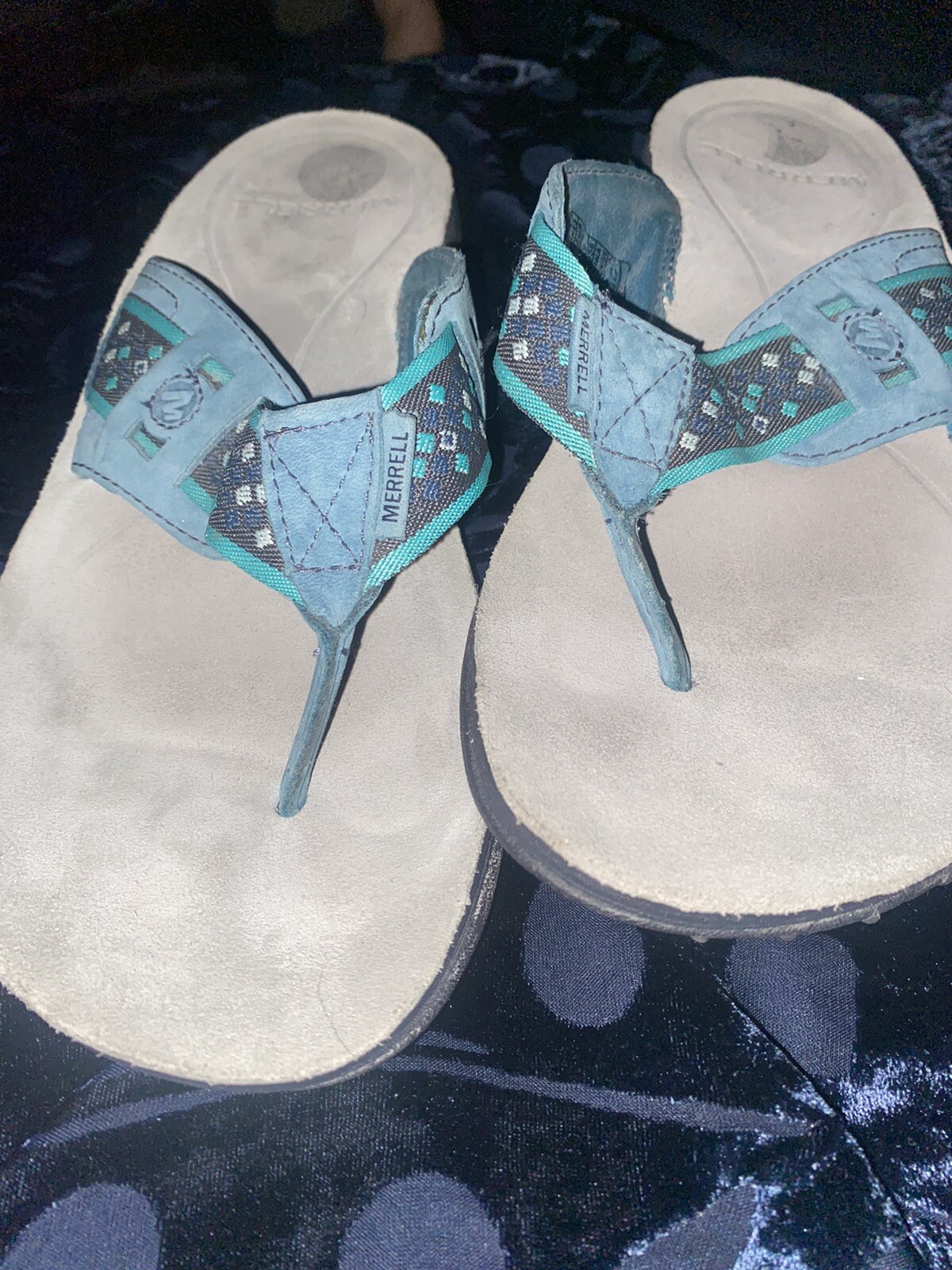 Sandali Merrell Slide Select Grip Slip On Comfort Donna 10 Turchesi