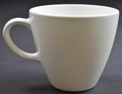 Corning White Coupe Flat Cup 3'' Tall Elegant China Tableware