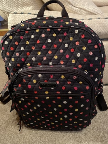 vera bradley polka dot backpack