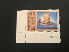 ICOLLECTZONE  Antigua 1418 boat VF NH