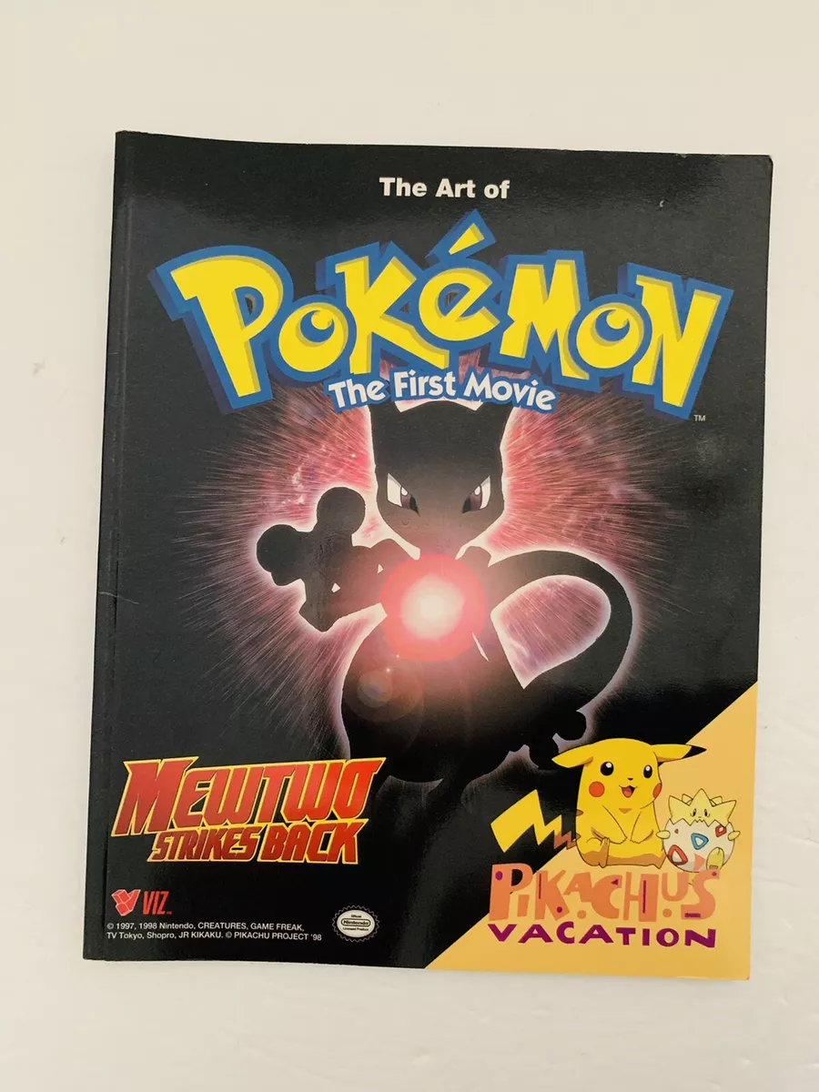 The Art of Pokémon The First Movie: Mewtwo Strikes Back Vintage 1998 Book