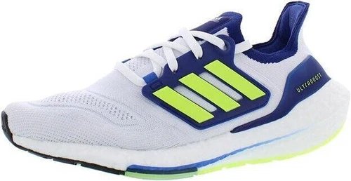 adidas UltraBoost 22 White Solar Yellow Blue W