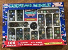 Imperial Marvelous Marbles 106 Marbles Deluxe Set No. 3717, 1997 New In Box