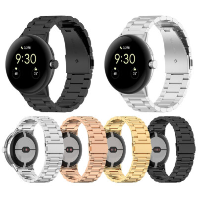 For Google Pixel Watch 3 41/45MM Replacement Metal Strap Stainless Steel Band