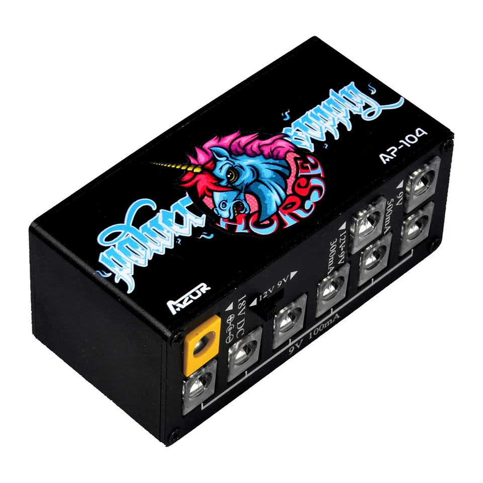 AZOR CP-204 Multi DC Guitar Pedal Power Supply 8 Outputs Mini Power Supply 18V - image 3 of 4