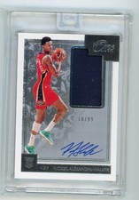 2019-20 PANINI ONE AND ONE ROOKIE JERSEY AUTOGRAPH NICKEIL ALEXANDER 18/99