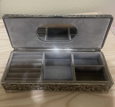 Vintage Godinger Silver Art Company Rectangular Jewelry Box GFE | eBay