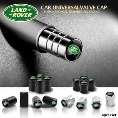 Car Wheel Tire Valve Caps Tyre Rim Stem Covers Airdust Waterproof for Land Rover