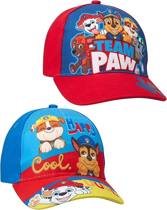 Nickelodeon Paw Patrol 2 pack Toddler Baseball Hat for Boys, Kids Ages 2-4 - Image 2 of 4