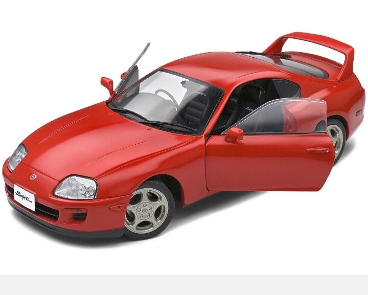 SOLIDO 1/18 TOYOTA SUPRA MK4 - 1993 - RED. Just like Kyosho. New