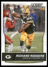 2016 Score #122 Richard Rodgers Green Bay Packers Football Card