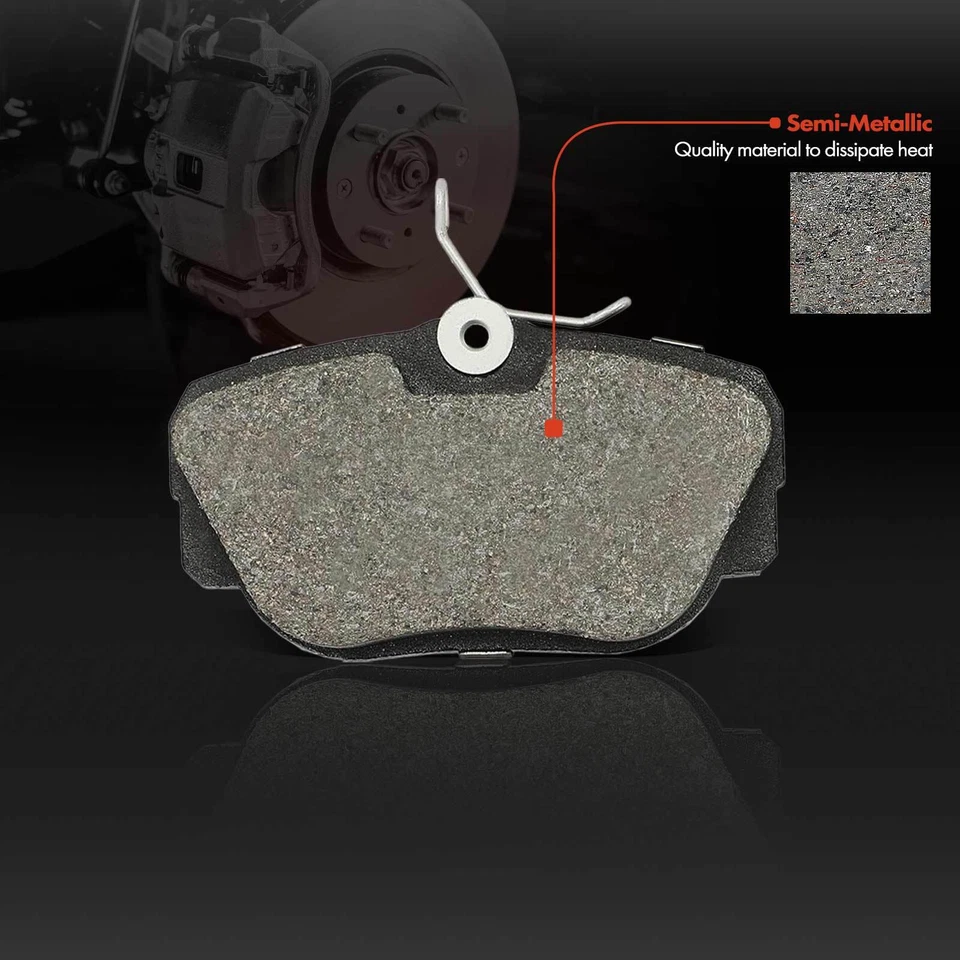 Brake Pads Set Front for BMW 3 Series E30 1982-1994 Z1 1988-1991 34111154443 - Image 4 of 4