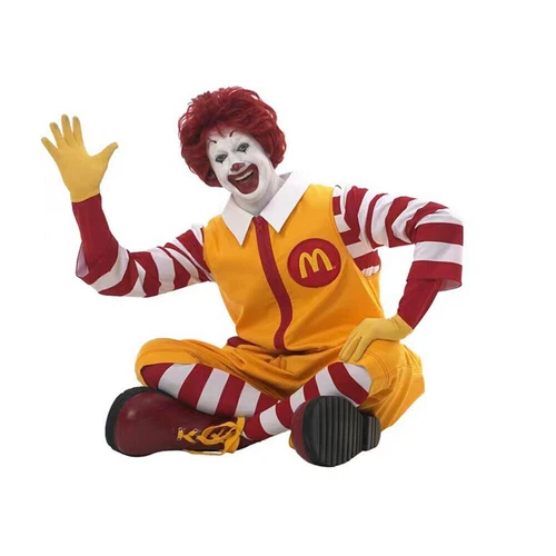 Ronald McDonald Cosplay Kostüm Erwachsene lustig Party Kostüm Halloween Outfits. - Bild 7 von 16