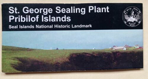 St. GEORGE SEALING PLANT PRIBILOF ISLANDS NATIONAL PARK UNIGRID BROCHURE ALASKA - Picture 1 of 5