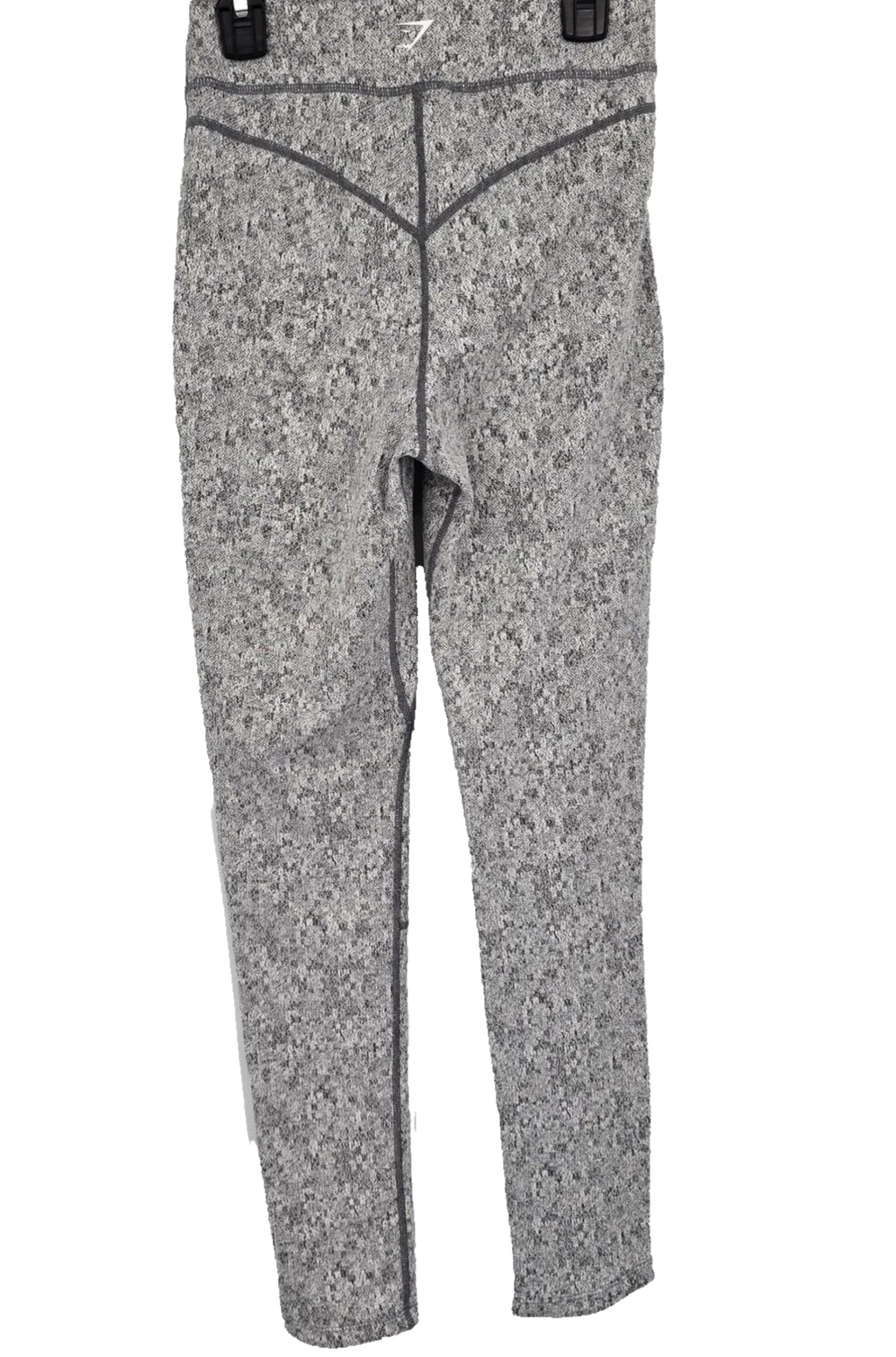 gymshark fleur textured high waist pull on leggings