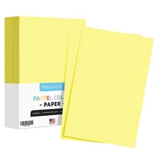 Pastel Yellow Multipurpose Color Paper - 20lb Bond - 11 x 17" - 2500 Sheets