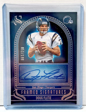 2025 Panini Silhouette Framed Signatures Doug Flutie Holo Auto /199