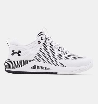 White Under Armour Hovr Block City 3.0 Volleyball Shoes - Women s Size 11
