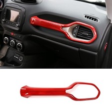 Car Co-pilot Dashboard Handle Cover Trim Red For Jeep Renegade 2016 Accessories