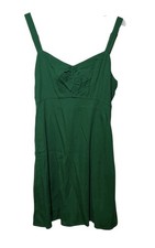 Old Navy Women’s Medium Green Sleeveless Flowy Mini Dress Adjustable Straps