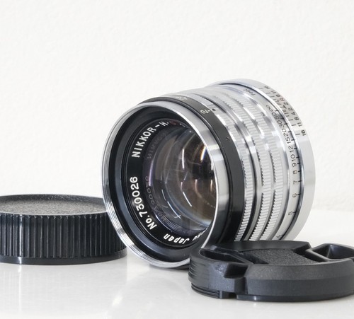 Black Belt [Exc+5] Nikon Nikkor H.C HC 5cm 50mm F/2 Lens LTM L39 From JAPAN